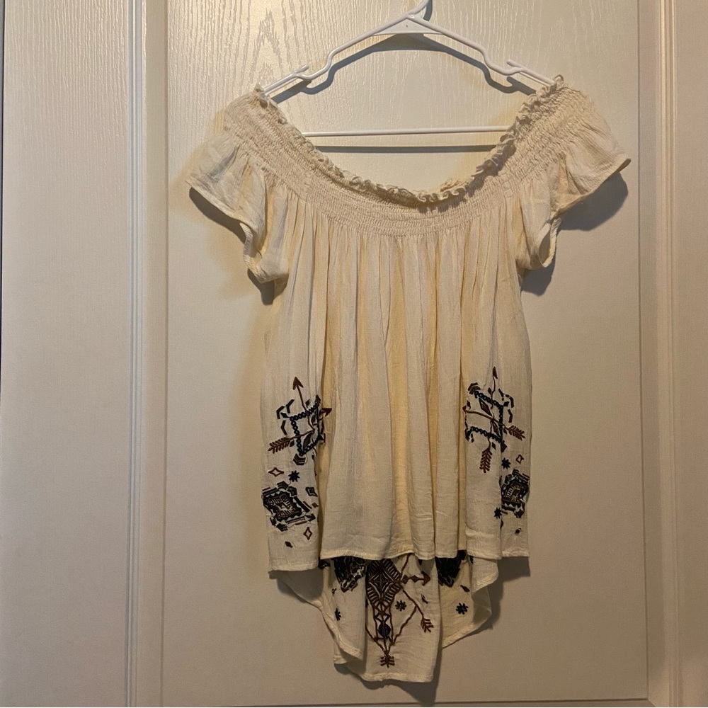 LA Hearts White Top